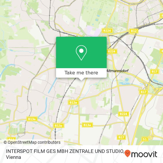 INTERSPOT FILM GES MBH ZENTRALE UND STUDIO map