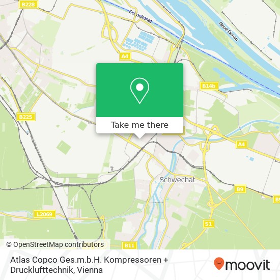 Atlas Copco Ges.m.b.H. Kompressoren + Drucklufttechnik map