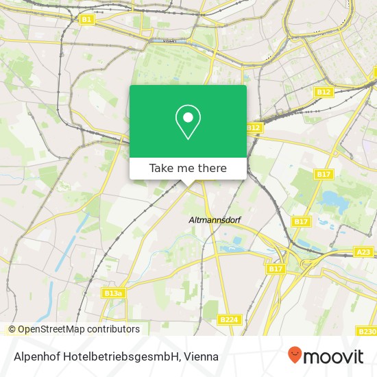 Alpenhof HotelbetriebsgesmbH map