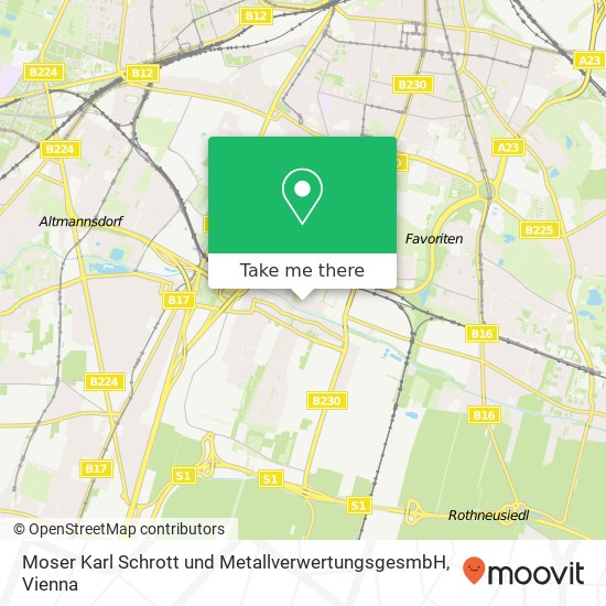 Moser Karl Schrott und MetallverwertungsgesmbH map