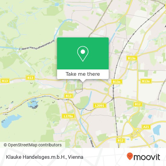 Klauke Handelsges.m.b.H. map