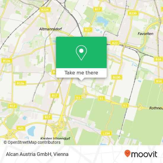 Alcan Austria GmbH map