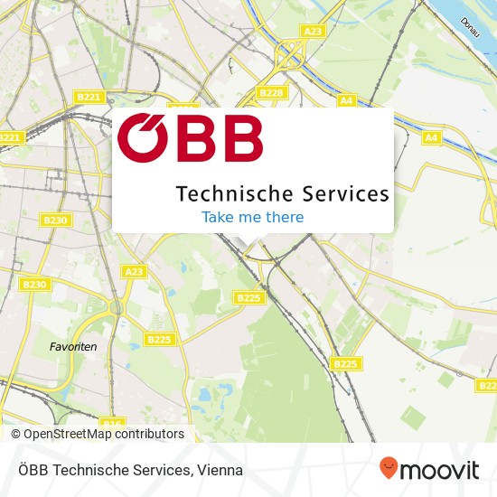 ÖBB Technische Services map