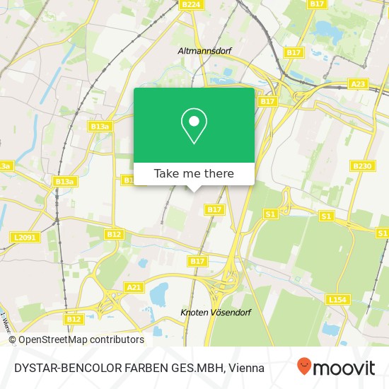 DYSTAR-BENCOLOR FARBEN GES.MBH map