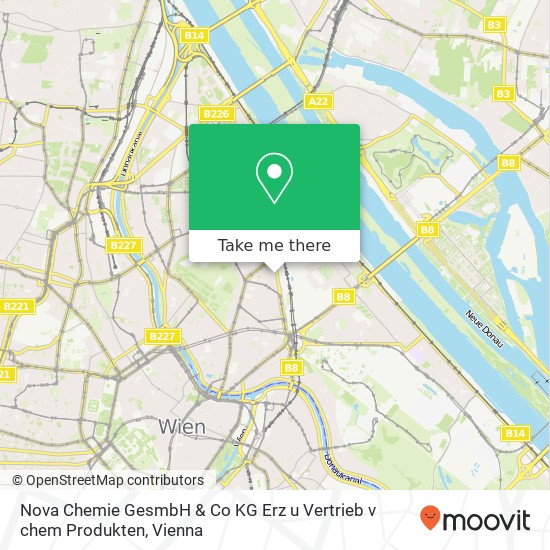Nova Chemie GesmbH & Co KG Erz u Vertrieb v chem Produkten map