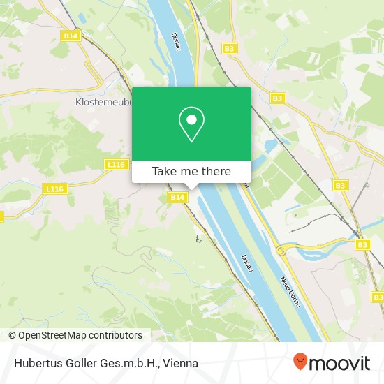 Hubertus Goller Ges.m.b.H. map