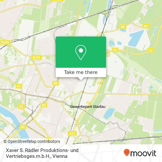 Xaver S. Rädler Produktions- und Vertriebsges.m.b.H. map