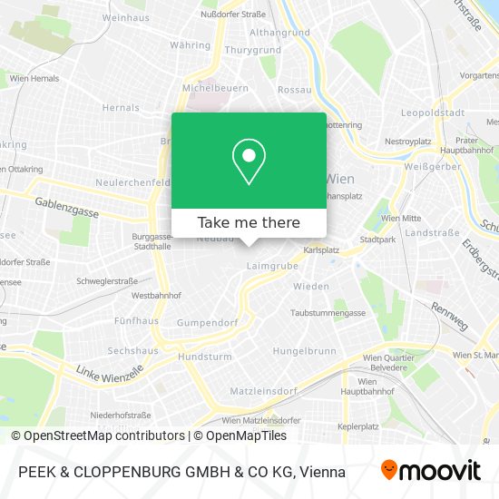 PEEK & CLOPPENBURG GMBH & CO KG map