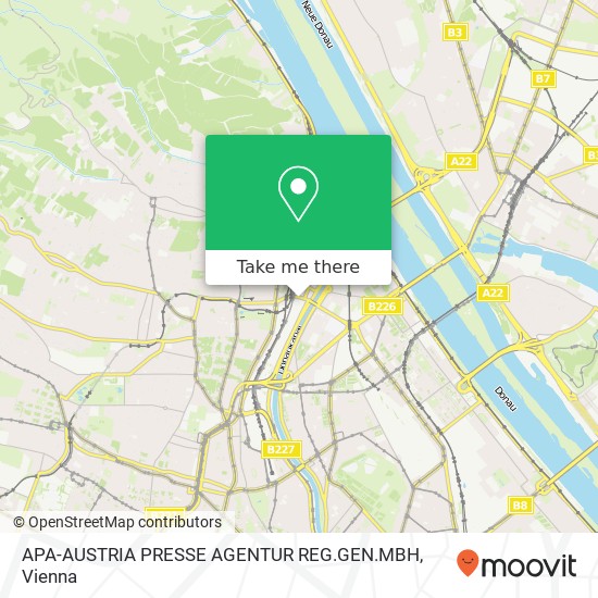 APA-AUSTRIA PRESSE AGENTUR REG.GEN.MBH map