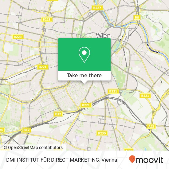 DMI INSTITUT FÜR DIRECT MARKETING map