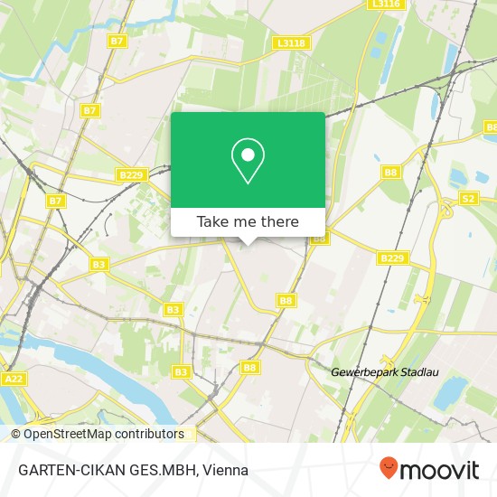 GARTEN-CIKAN GES.MBH map