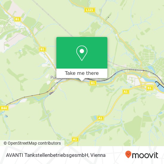 AVANTI TankstellenbetriebsgesmbH map