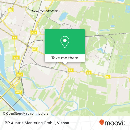 BP Austria Marketing GmbH map