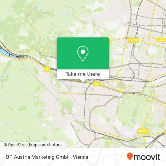 BP Austria Marketing GmbH map