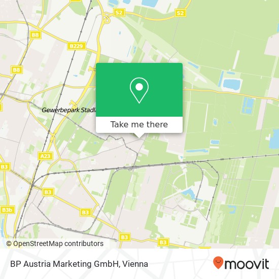 BP Austria Marketing GmbH map