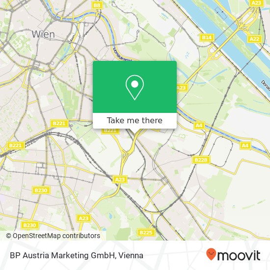 BP Austria Marketing GmbH map