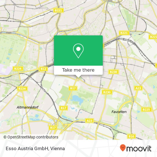 Esso Austria GmbH map