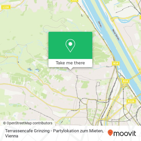 Terrassencafe Grinzing - Partylokation zum Mieten map