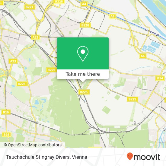 Tauchschule Stingray Divers map