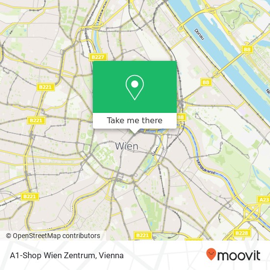 A1-Shop Wien Zentrum map