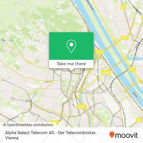 Alpha Select Telecom AG - Der Telecombroker map