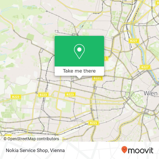Nokia Service Shop map