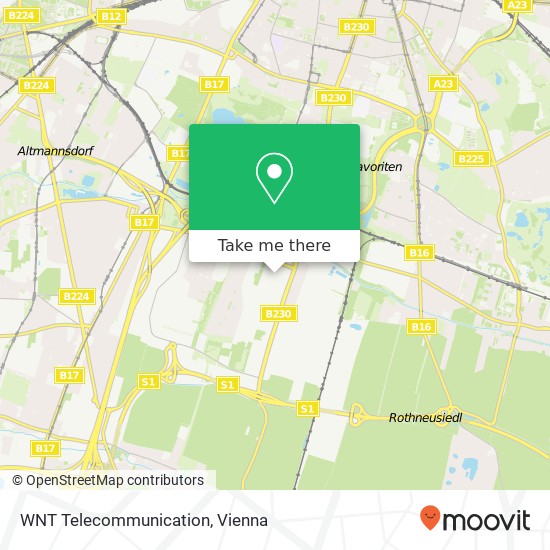 WNT Telecommunication map