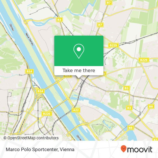 Marco Polo Sportcenter map