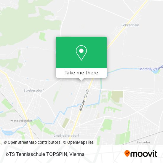 öTS Tennisschule TOPSPIN map