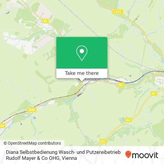 Diana Selbstbedienung Wasch- und Putzereibetrieb Rudolf Mayer & Co OHG map