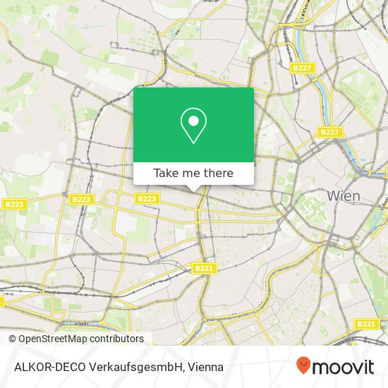 ALKOR-DECO VerkaufsgesmbH map