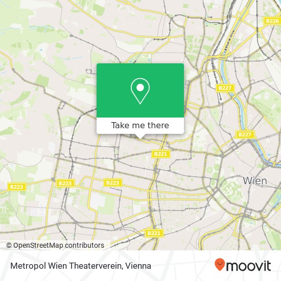 Metropol Wien Theaterverein map