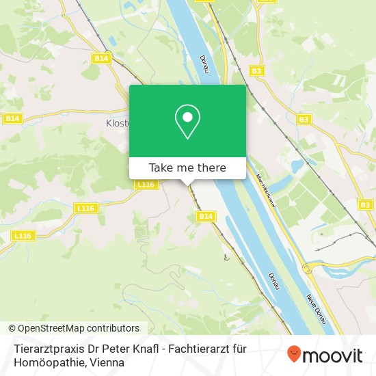 Tierarztpraxis Dr Peter Knafl - Fachtierarzt für Homöopathie map