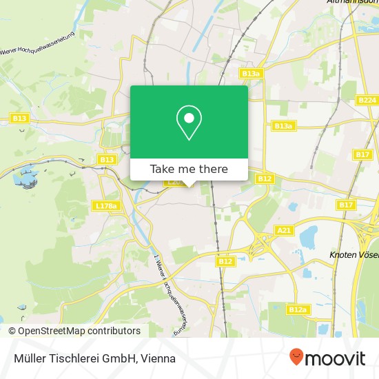 Müller Tischlerei GmbH map