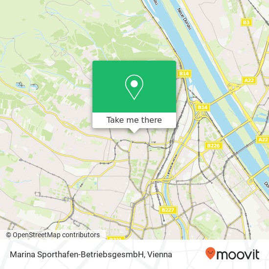 Marina Sporthafen-BetriebsgesmbH map