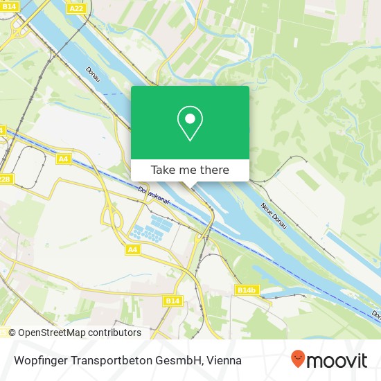 Wopfinger Transportbeton GesmbH map