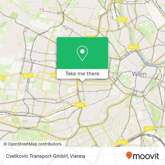 Cvetkovic Transport-GmbH map