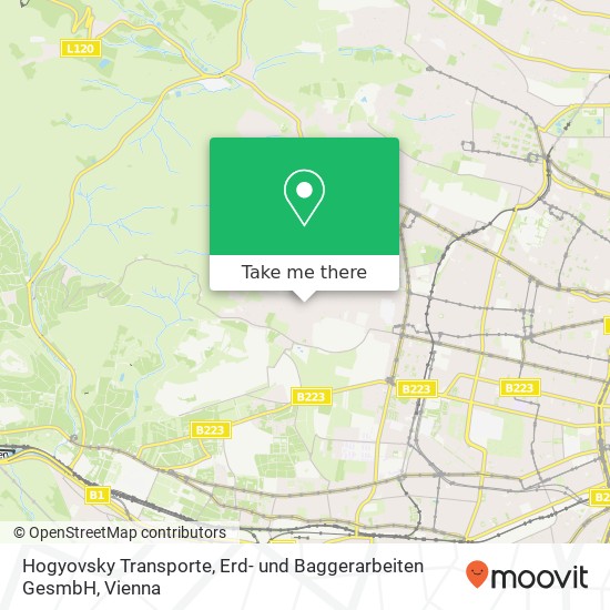 Hogyovsky Transporte, Erd- und Baggerarbeiten GesmbH map