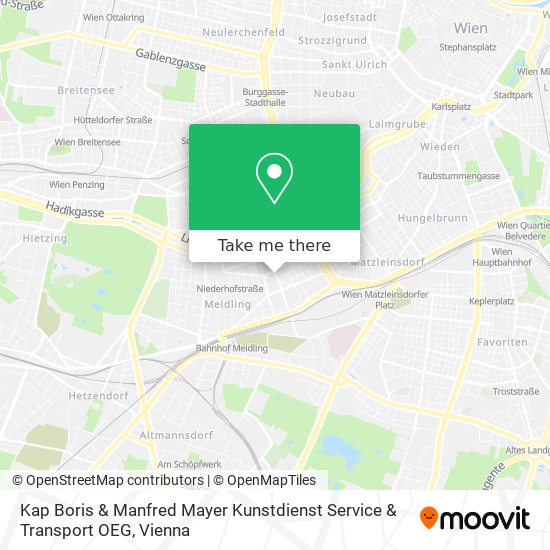 Kap Boris & Manfred Mayer Kunstdienst Service & Transport OEG map