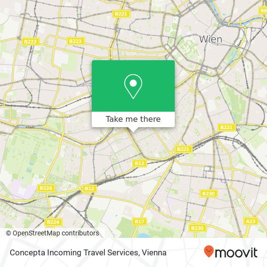 Concepta Incoming Travel Services map