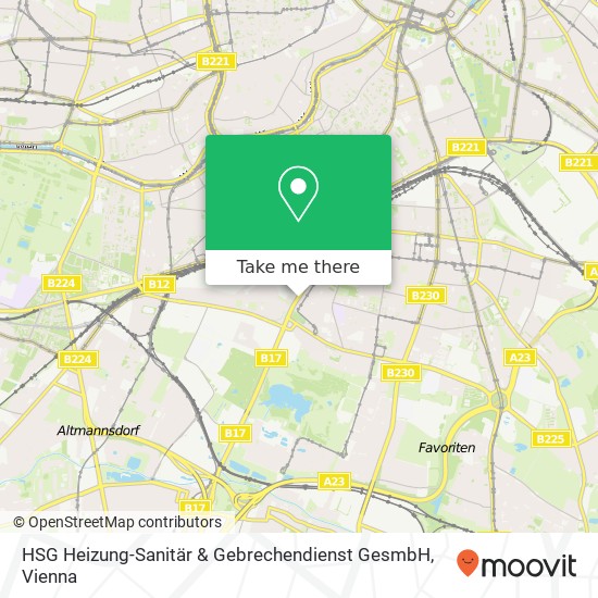 HSG Heizung-Sanitär & Gebrechendienst GesmbH map