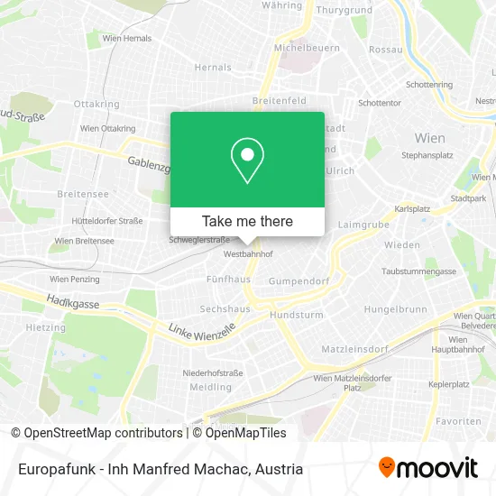 Europafunk - Inh Manfred Machac map