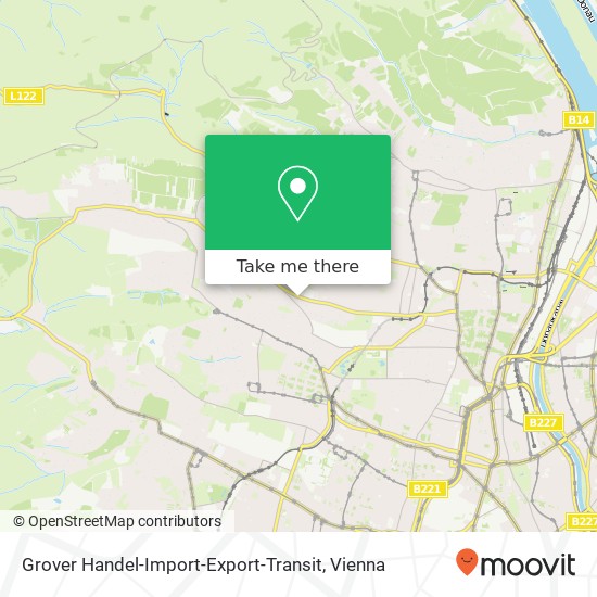 Grover Handel-Import-Export-Transit map