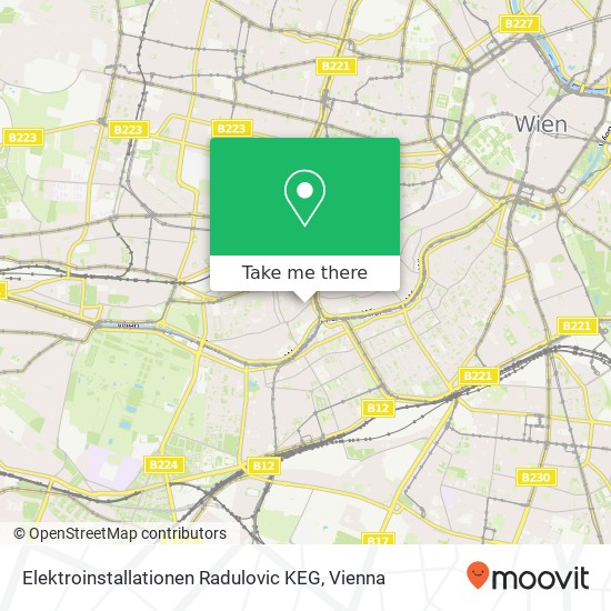 Elektroinstallationen Radulovic KEG map