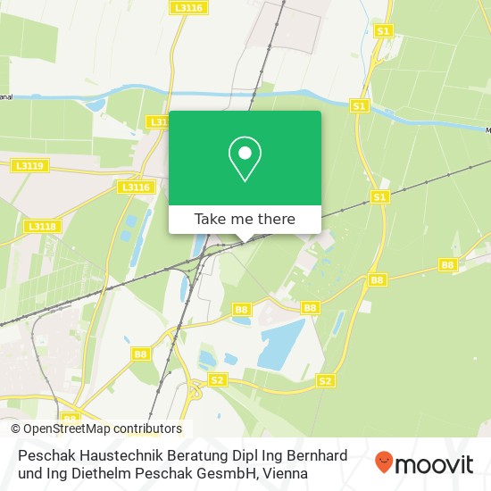 Peschak Haustechnik Beratung Dipl Ing Bernhard und Ing Diethelm Peschak GesmbH map