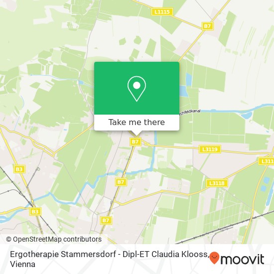 Ergotherapie Stammersdorf - Dipl-ET Claudia Klooss map
