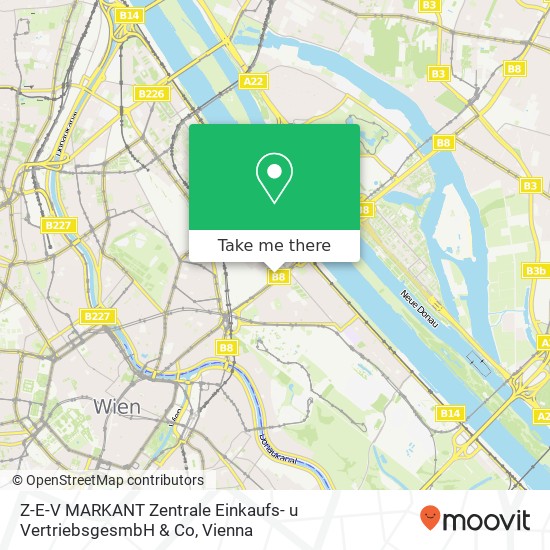 Z-E-V MARKANT Zentrale Einkaufs- u VertriebsgesmbH & Co map