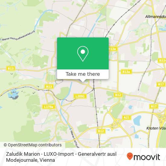 Zaludik Marion - LUXO-Import - Generalvertr ausl Modejournale map