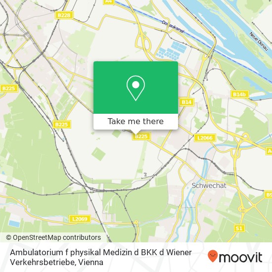 Ambulatorium f physikal Medizin d BKK d Wiener Verkehrsbetriebe map