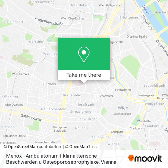 Menox - Ambulatorium f klimakterische Beschwerden u Osteoporoseprophylaxe map